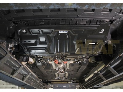 Защита картера и КПП Rival сталь 2 мм для Skoda/Volkswagen/Seat 2006-2020