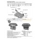 Защита картера и КПП Rival сталь 2 мм для Skoda/Volkswagen/Seat 2006-2020