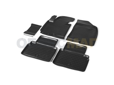 Коврики салона Rival полиуретан 5 штук для Hyundai ix35 № 12304001