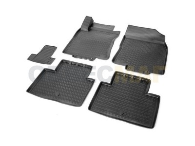 Коврики салона Rival полиуретан 5 штук для Nissan X-Trail T32 № 14109001