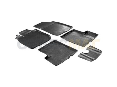Коврики салона Rival полиуретан 5 штук для Renault Sandero № 14703003