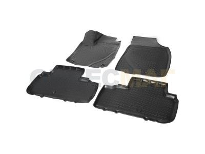 Коврики салона Rival полиуретан 4 штуки для Toyota Highlander № 15703001