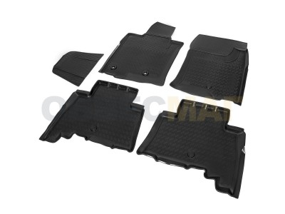 Коврики салона Rival полиуретан 5 штук для Toyota Land Cruiser Prado 150 № 15704001