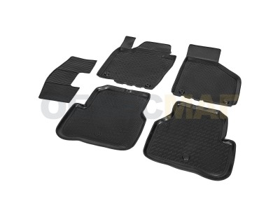 Коврики салона Rival полиуретан 5 штук для Volkswagen Passat B7 № 15803001