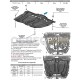 Защита картера и КПП АБС-Дизайн композит 6 мм для Toyota Camry 2007-2018