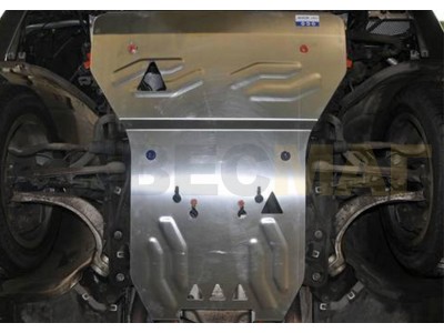 Защита картера и КПП Rival для 3,0/4,0/4,2 алюминий 4 мм для Audi A8 2010-2017