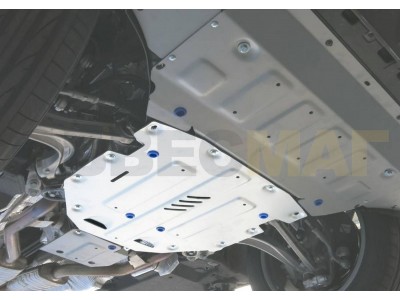 Защита КПП Rival для 3,0 и 3,0D алюминий 4 мм для Audi Q7 2015-2021