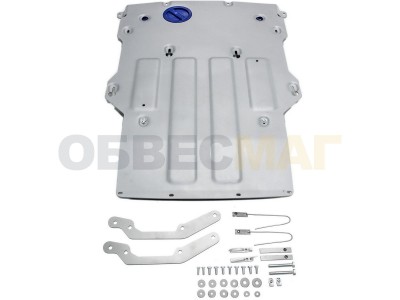 Защита картера Rival для 20d/30d/30i/M40i алюминий 4 мм для BMW X3/X4 № 333.0531.1