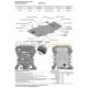 Защиты картера Алюминий BMW X3, 20d; 30d; 30i; M40i Rival для BMW X3, 20d; 30d; 30i; M40i 333.0531.1