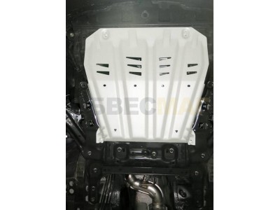 Защита картера и КПП Rival для 1,2T/2,0/2,0D/2,5 алюминий 4 мм для Nissan Qashqai/X-Trail T31/T32/Renault Koleos 2007-2021