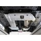 Защита топливных трубок Rival для 1,6/2,0 алюминий 4 мм для Nissan Terrano/Renault Duster/Kaptur 2011-2021
