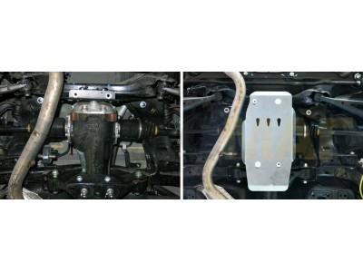 Защита редуктора Rival для 1,6/2,0/2,5 алюминий 4 мм для Subaru Forester/Outback/Impresa/XV 2011-2021