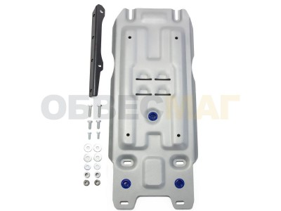 Защита КПП Rival для 4,5D/4,6/4,7/5,7 алюминий 4 мм для Toyota Land Cruiser 200/Lexus LX-570 № 333.9507.1