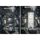 Защита КПП Rival для 4,5D/4,6/4,7/5,7 алюминий 4 мм для Toyota Land Cruiser 200/Lexus LX-570 2007-2021