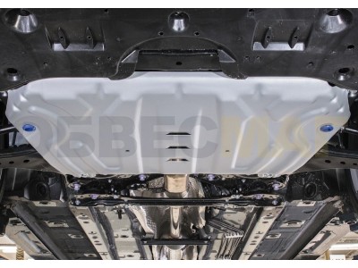 Защита картера Rival алюминий 4 мм увеличенная для Toyota Camry/Lexus ES 2018-2021