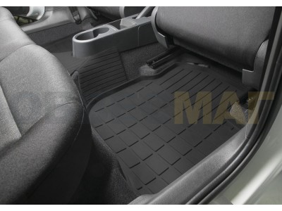 Коврики салона Rival литьевые резина 5 штук для Skoda Rapid 2012-2021