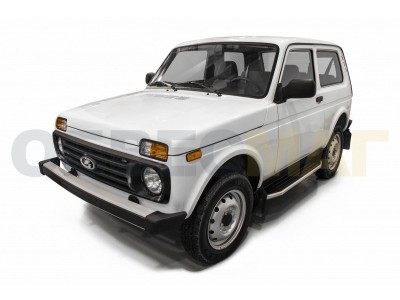 Пороги алюминиевые Rival Premium для Нива ВАЗ 2121 № A128ALP.6004.1