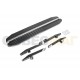Пороги алюминиевые Rival Premium для Honda CR-V 2007-2012