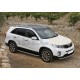 Пороги алюминиевые Rival Premium для Kia Sorento 2012-2020