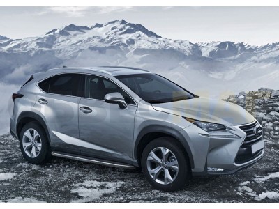 Пороги алюминиевые Rival Premium для Lexus NX-200/200t/300h № A173ALP.3202.1