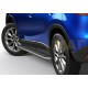 Пороги алюминиевые Rival Premium для Mazda CX-5 2011-2017
