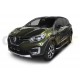 Пороги алюминиевые Rival Premium для Renault Kaptur 2016-2021