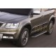 Пороги алюминиевые Rival Premium для Skoda Yeti 2009-2018