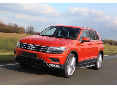 Пороги алюминиевые Rival Premium для Volkswagen Tiguan № A173ALP.5802.4