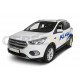 Пороги алюминиевые Rival Black для Ford Kuga 2013-2021