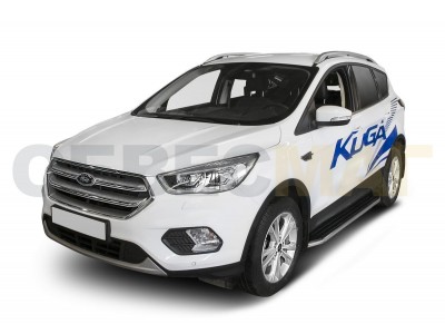 Пороги алюминиевые Rival Premium для Ford Kuga № A180ALP.1804.2