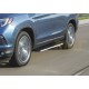Пороги алюминиевые Rival Premium для Honda Pilot 2016-2021
