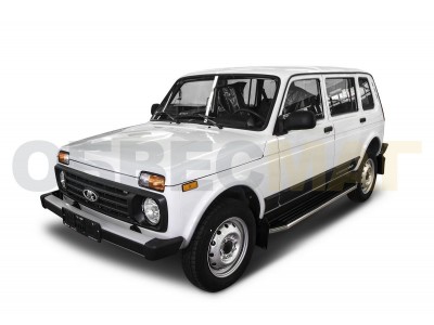 Пороги алюминиевые Rival Premium для Нива ВАЗ 2131 № A180ALP.6004.1