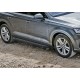 Пороги алюминиевые Rival Premium-Black для Audi Q7 2015-2021