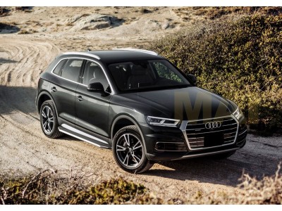 Пороги алюминиевые Rival Premium для Audi Q5 № A193ALP.0302.2