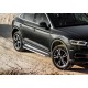 Пороги алюминиевые Rival Premium для Audi Q5 2016-2021