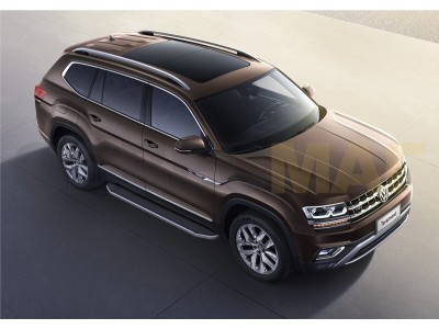 Пороги алюминиевые Rival Premium для Volkswagen Teramont № A193ALP.5805.1