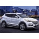 Пороги алюминиевые Rival BMW-Style для Hyundai Santa Fe/Santa Fe Premium 2012-2018