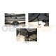 Пороги алюминиевые Rival Black New для Kia Soul 2016-2021