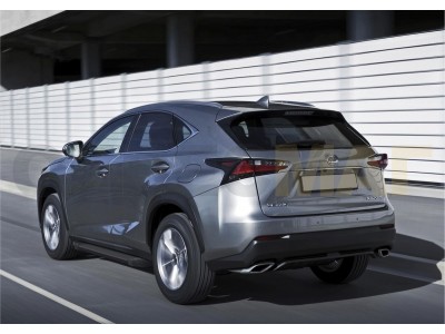Пороги алюминиевые Rival Black New для Lexus NX-200/200t/300h № F173ALB.3202.1