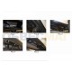 Пороги алюминиевые Rival Black New для Lexus NX-200/200t/300h 2014-2021