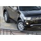 Пороги алюминиевые Rival Black New для Mitsubishi Pajero Sport 2008-2016