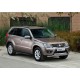 Пороги алюминиевые Rival Black New на 5 дверей для Suzuki Grand Vitara 2005-2015