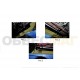 Пороги алюминиевые Rival Black New на 5 дверей для Suzuki Grand Vitara 2005-2015
