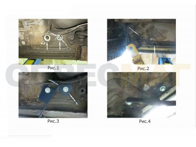 Пороги алюминиевые Rival Black New для Volkswagen Tiguan 2007-2016