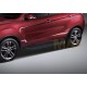 Пороги алюминиевые Rival Black New для Changan CS35 2013-2021