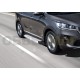 Пороги алюминиевые Rival Silver New для Kia Sorento Prime 2018-2021