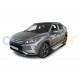Пороги алюминиевые Rival Silver New для Mitsubishi Eclipse Cross 2018-2021