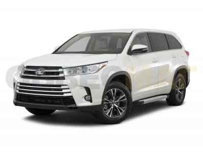Пороги алюминиевые Rival Silver New для Toyota Highlander № F180AL.5706.1