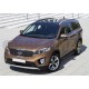 Пороги алюминиевые Rival Black New для Kia Sorento Prime 2015-2021