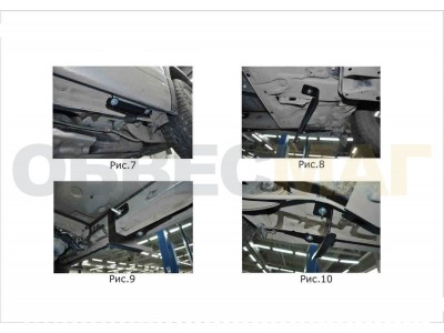 Пороги алюминиевые Rival Black New для Toyota Highlander 2014-2020